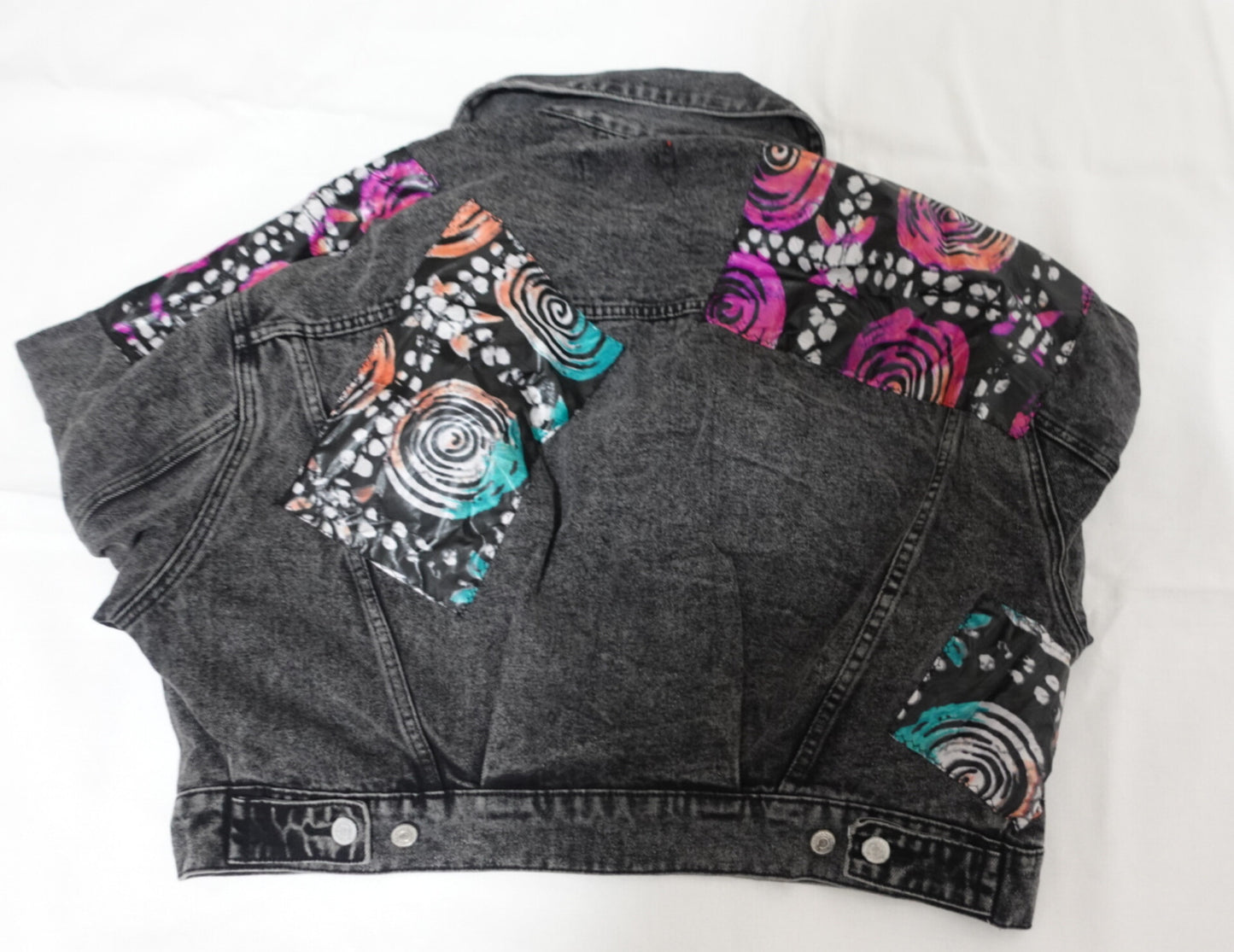 Black Jacket glossy patches