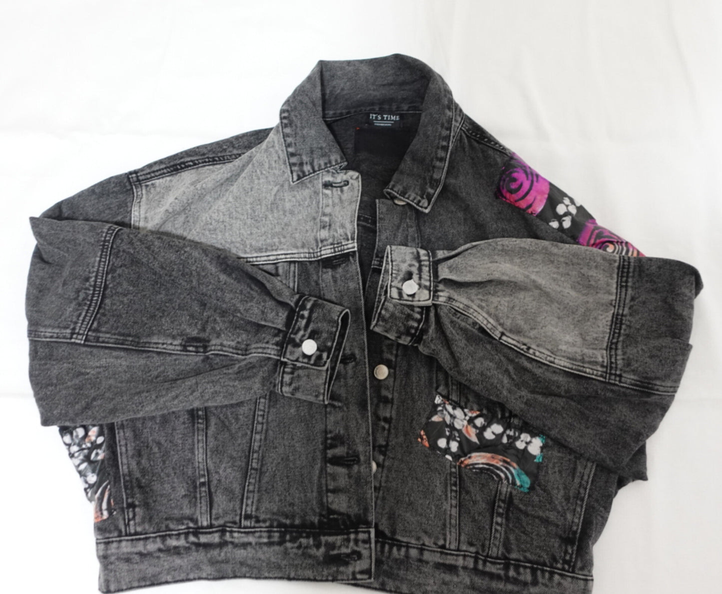 Black Jacket glossy patches
