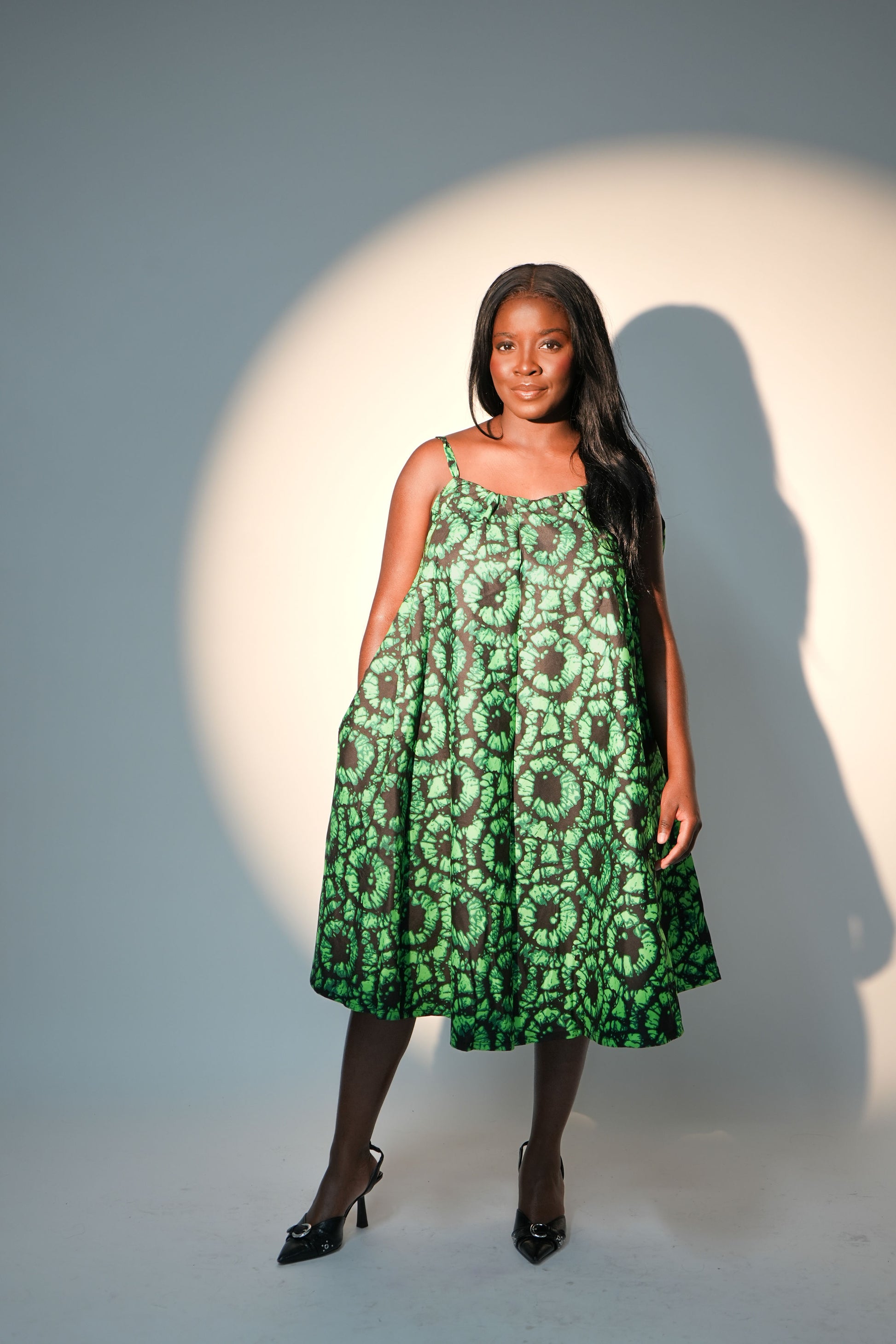 green dress designs Emerald Green Chiffon Maxi Dress